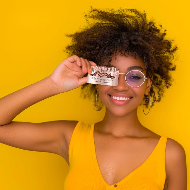 Body Care Sculpting QRCode Logotyp Ro Rosa Visitkort (Body Care Sculpting QRCode Logo Rose Pink Business Card)