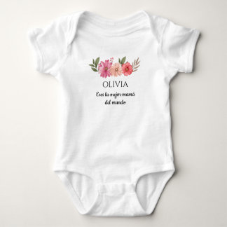 Body de bebé "La mejor mamá del mundo" T Shirt