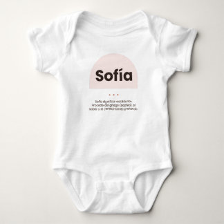 Body de bebé personalizado: nombre y su significad t shirt