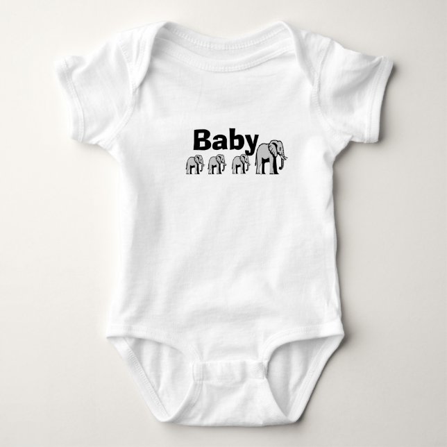 Body éléphant double face personnalisable t shirt (Framsida)