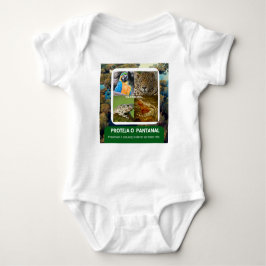 Body em Jersey para Bebês Pantanal T Shirt