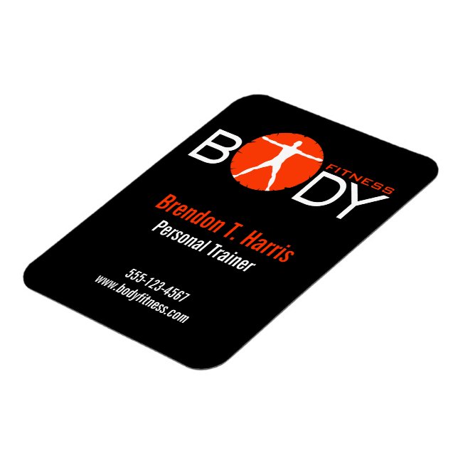 Body Galenhet Black Personal Trainer Flexi Magnets Magnet (Vänstra Sidan)
