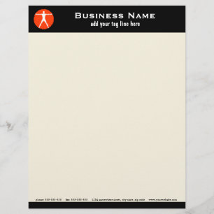 Body Galenhet Gym Fitness Coach Letterhead Brevhuvud