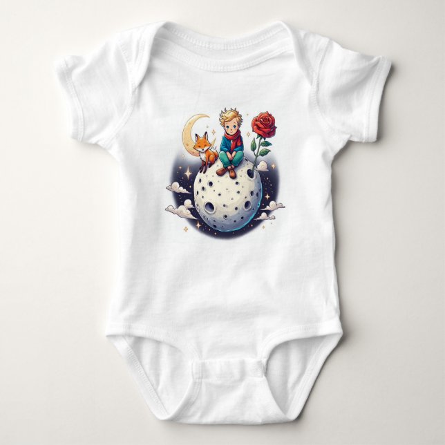 Body Infantil com Estampa do Pequeno Príncipe T Shirt (Framsida)