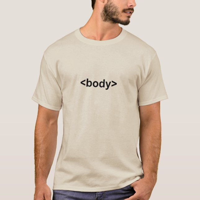 <body> märkreskjorta tee (Framsida)