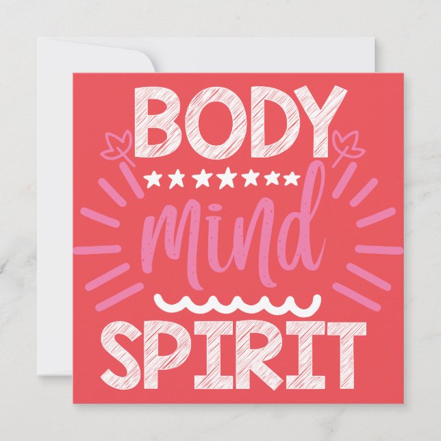 Body Mind Spirit Inbjudningar (Framsida)