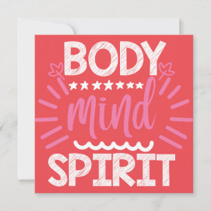 Body Mind Spirit Inbjudningar