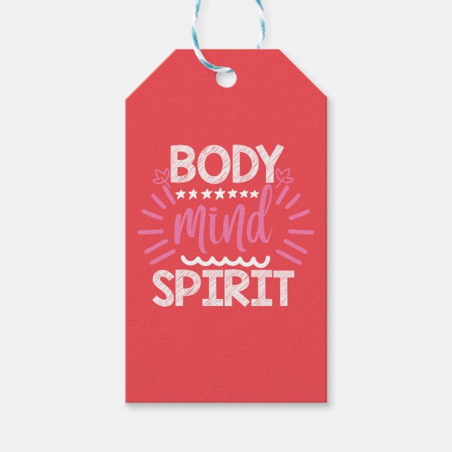 Body Mind Spirit Presentetikett (Framsidan)