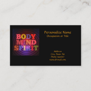 Body Mind Spirit Visitkort