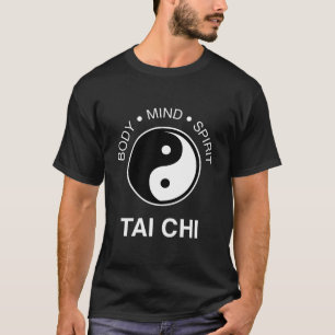 Body Mind Spirit Yin Yang Symbol Tai Chi T Shirt
