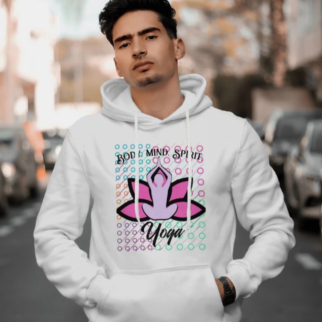 BODY MIND SPIRIT YOGA Meditation Aasana Hoodie (Skapare uppladdad)