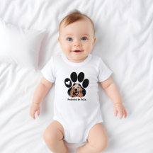 Body personnalisé avec la photo de chien 