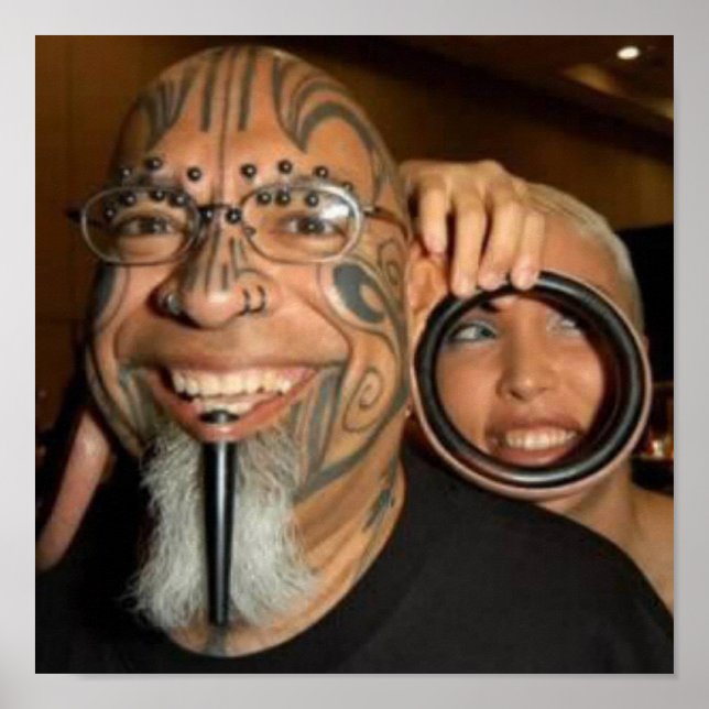 Body Piercing Art Poster (Framsidan)