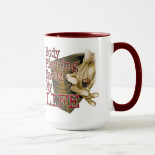 Body Piercing Mugg