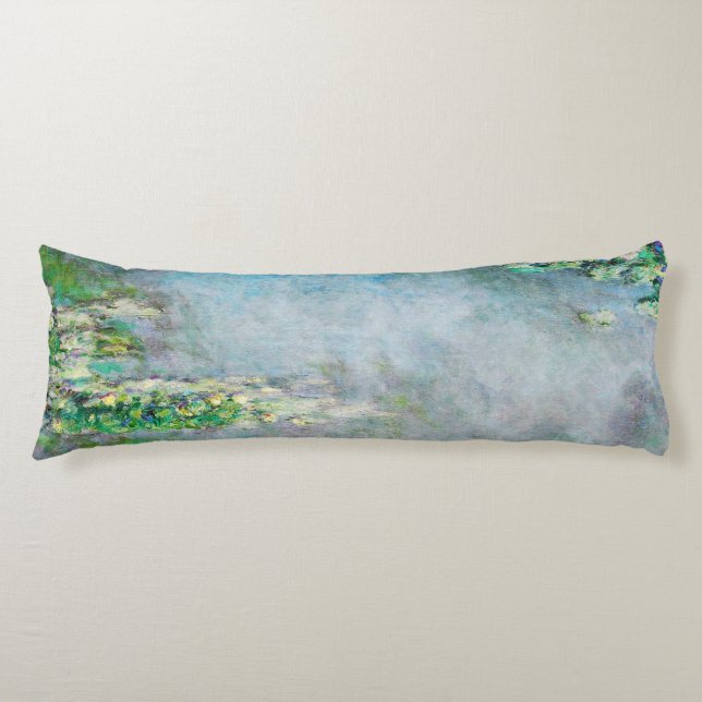 Body Pillow Claude Monet Waterlily Fine Art Kroppskudde (Framsidan)