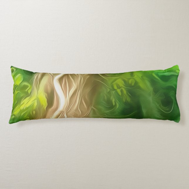 Body Pillow Dream Ljust grönt Träd Kroppskudde (Framsidan)