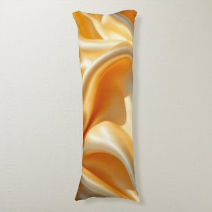 Body Pillow Guld Satin Silke Kroppskudde