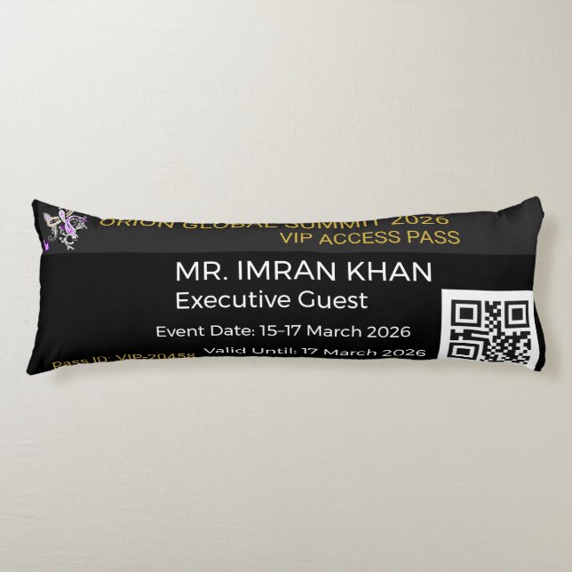 Body Pillows | Modern | Floral | Custom Kroppskudde (Framsidan)