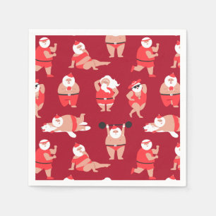 Body Positive Santa Helgdag Pappersservett