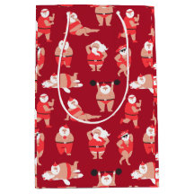 Body Positive Santa Helgdag Wrapping Papper
