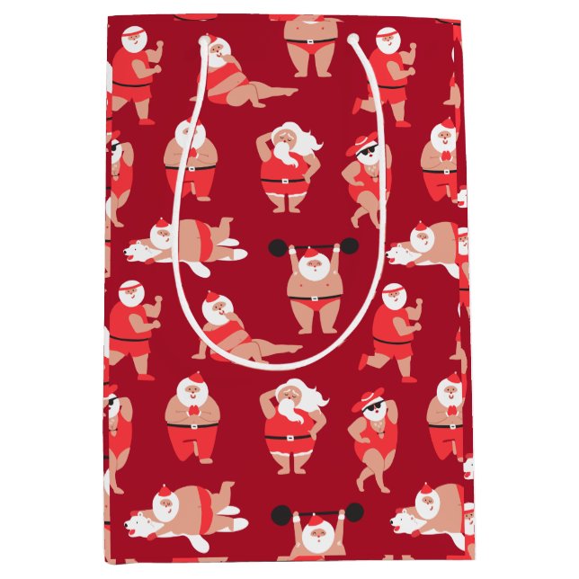 Body Positive Santa Helgdag Wrapping Papper (Framsidan)