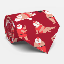 Body Positive Santa Helgdag Wrapping Papper Slips