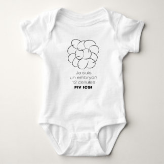 Body pour bébé. Embryon 12 cellules ICSI T Shirt