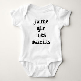 Body pour bébé "J'aime que mes parents" by REN Tröja