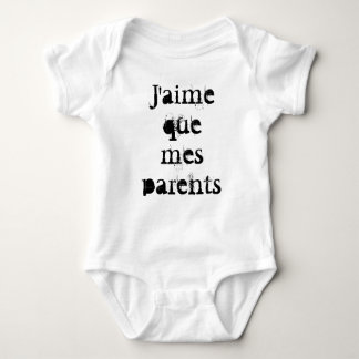 Body pour bébé "J'aime que mes parents" by REN Tröja