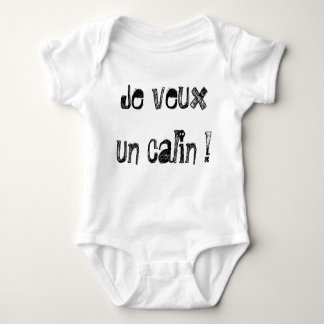 Body pour bébé "Je veux un calin !" by REN T-shirt