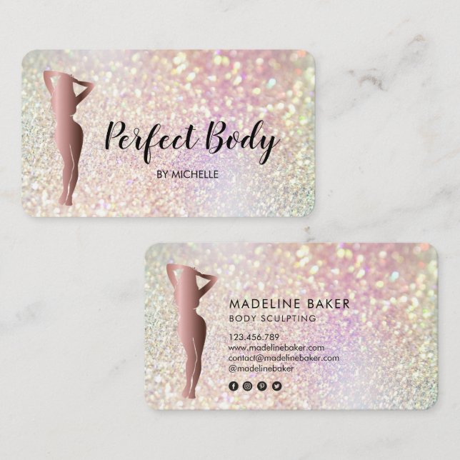 Body Sculpness Linergie Waist Trainer Busi Visitkort (Fram/baksida)