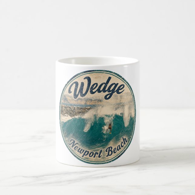 Body surfing the Wedge - Kaffe Mugg  (Center)
