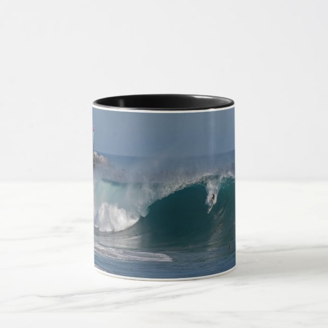 Body surfing the Wedge - Mugg (Center)