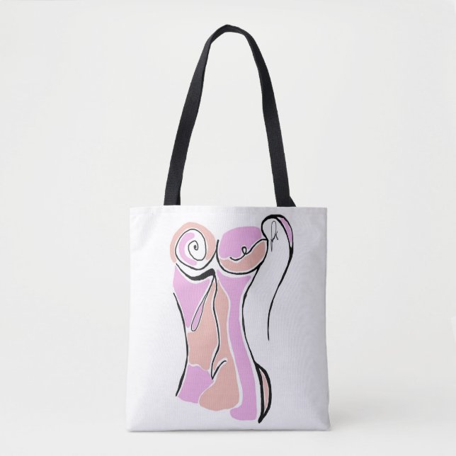 Body Tote Bag Tygkasse (Framsida)
