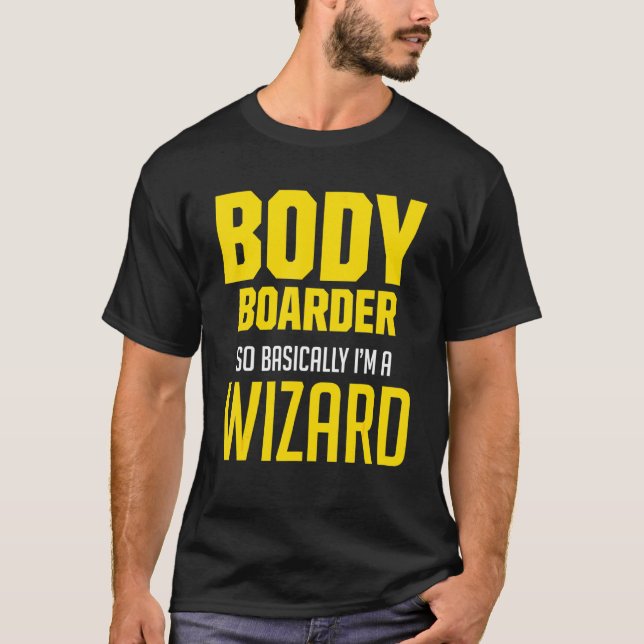 Bodyboardbordning Bodyboarder 8 T Shirt (Framsida)