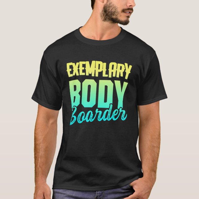 Bodyboardbordning Bodyboarder 9 T Shirt (Framsida)