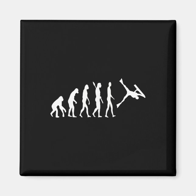 Bodyboarder Evolution Bodyboarding Surfing Vattens Magnet (Framsidan)