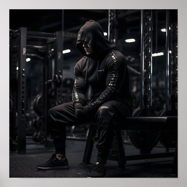 BodyBuilder Fokusera på Nästa Hiss Poster (Framsidan)