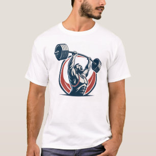 BodyBuilder för dynamisk Tecknad T Shirt