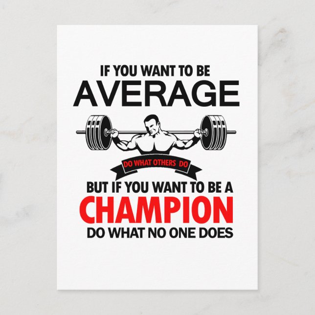 bodyBuilder-gåva Vykort (Framsida)