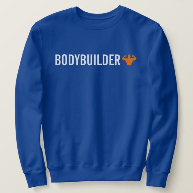 BodyBuilder Lång Ärmad Tröja (Design framsida)