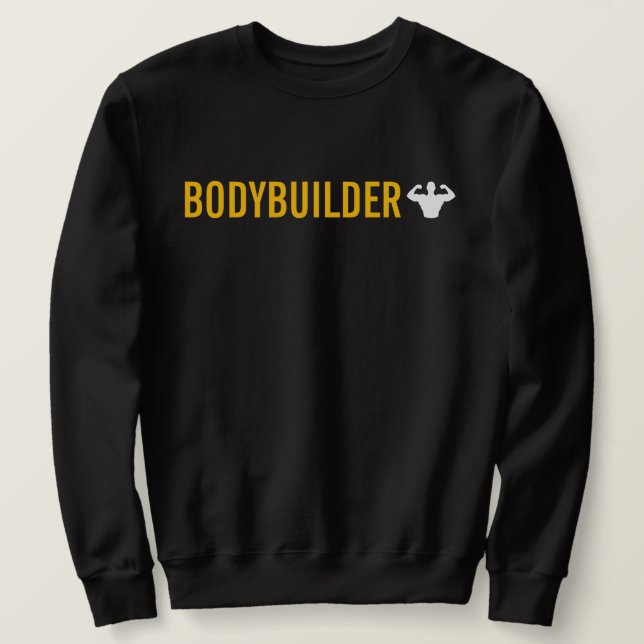 BodyBuilder Lång Ärmad Tröja (Design framsida)