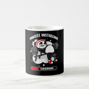 Bodybuilder Panda Muscle Bodybuilder Kaffemugg