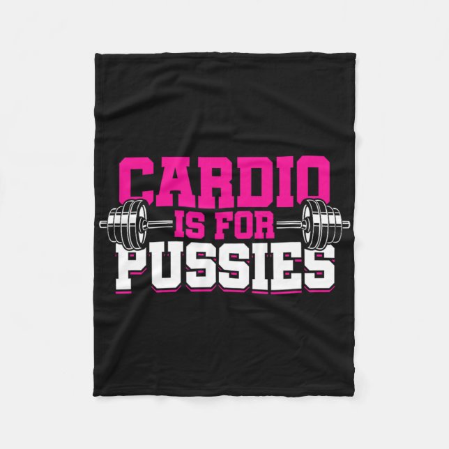 BodyBuilder Weightlifter Fleecefilt (Framsidan)