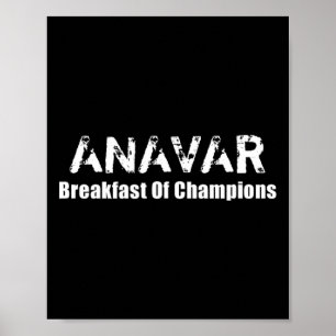 Bodybuilding Anavar Steroids - Champis frukost Poster