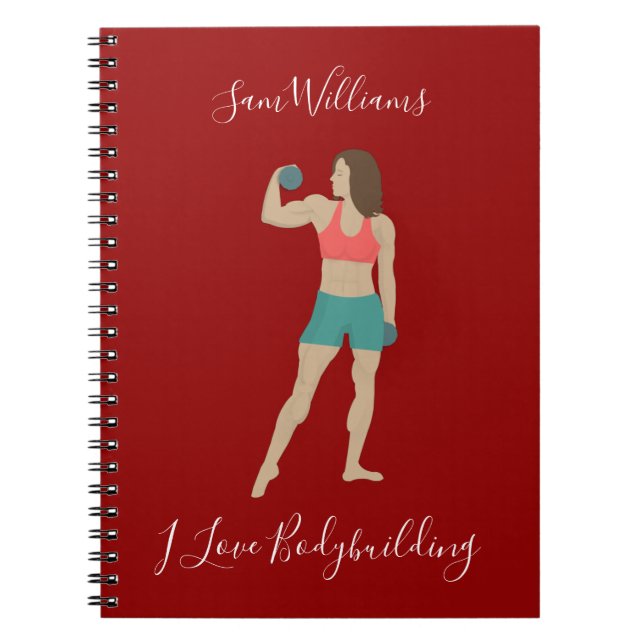Bodybuilding Anteckningsbok (Framsidan)
