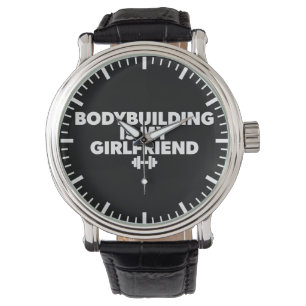 Bodybuilding är Min flickvän - Workout Motivation Armbandsur