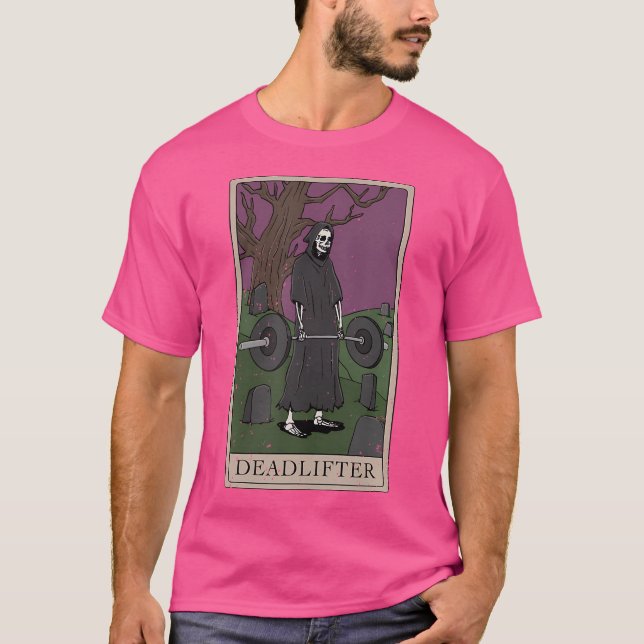 Bodybuilding Deadlifting Deadlifter Weightlifting T Shirt (Framsida)