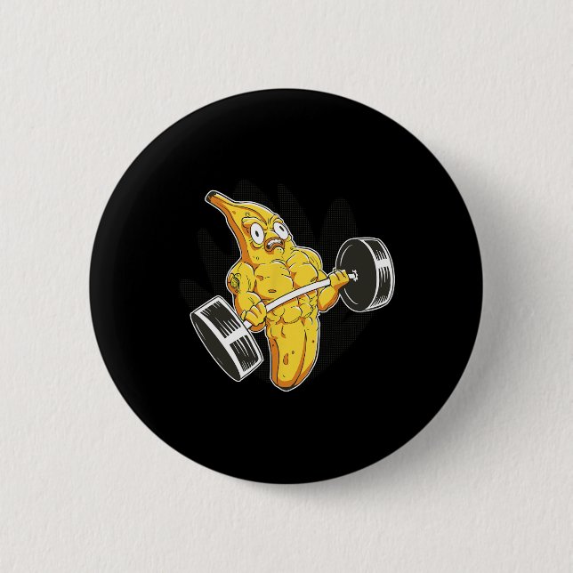 Bodybuilding der Banana Liiting Weights Funny Body Knapp (Framsida)