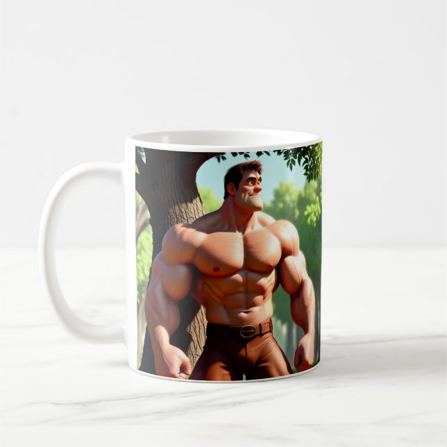 Bodybuilding der Birthday Kaffemugg (Vänster)